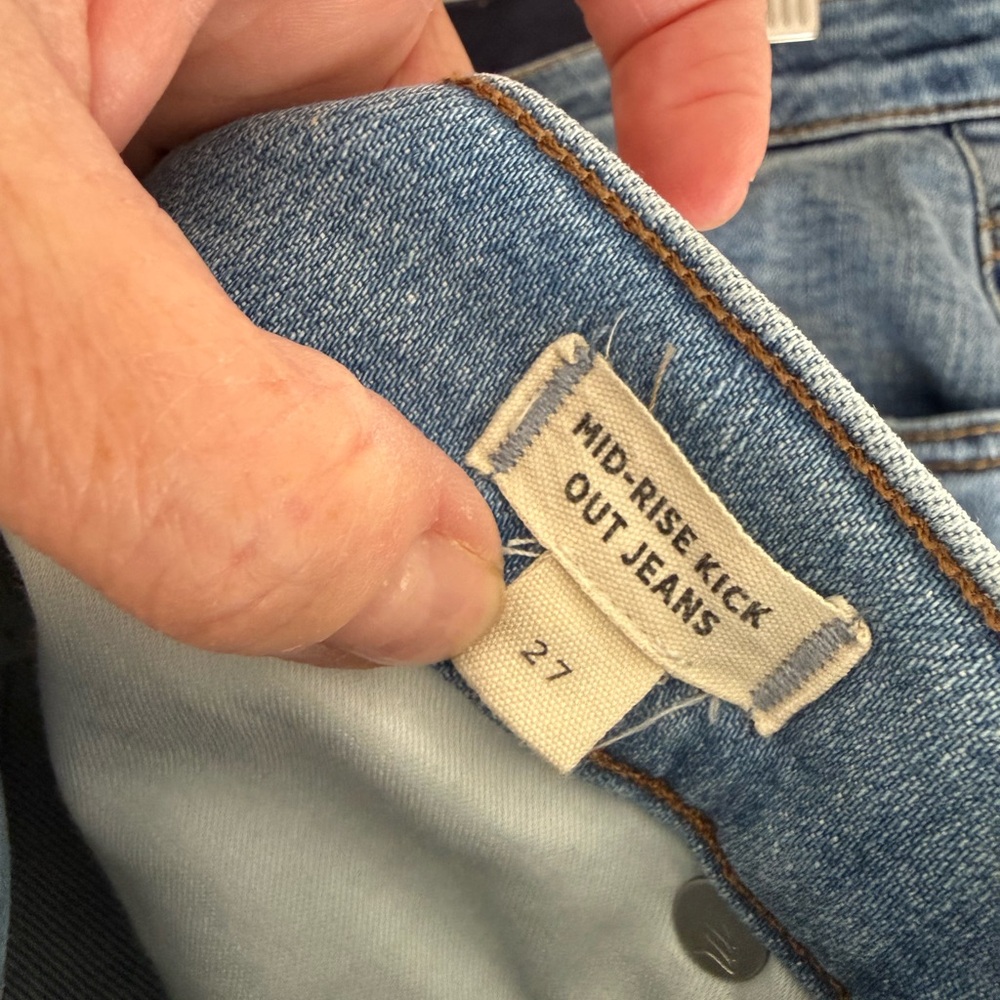 Madewell Mid-rise Kick Out Jeans - Picture 2 of 6